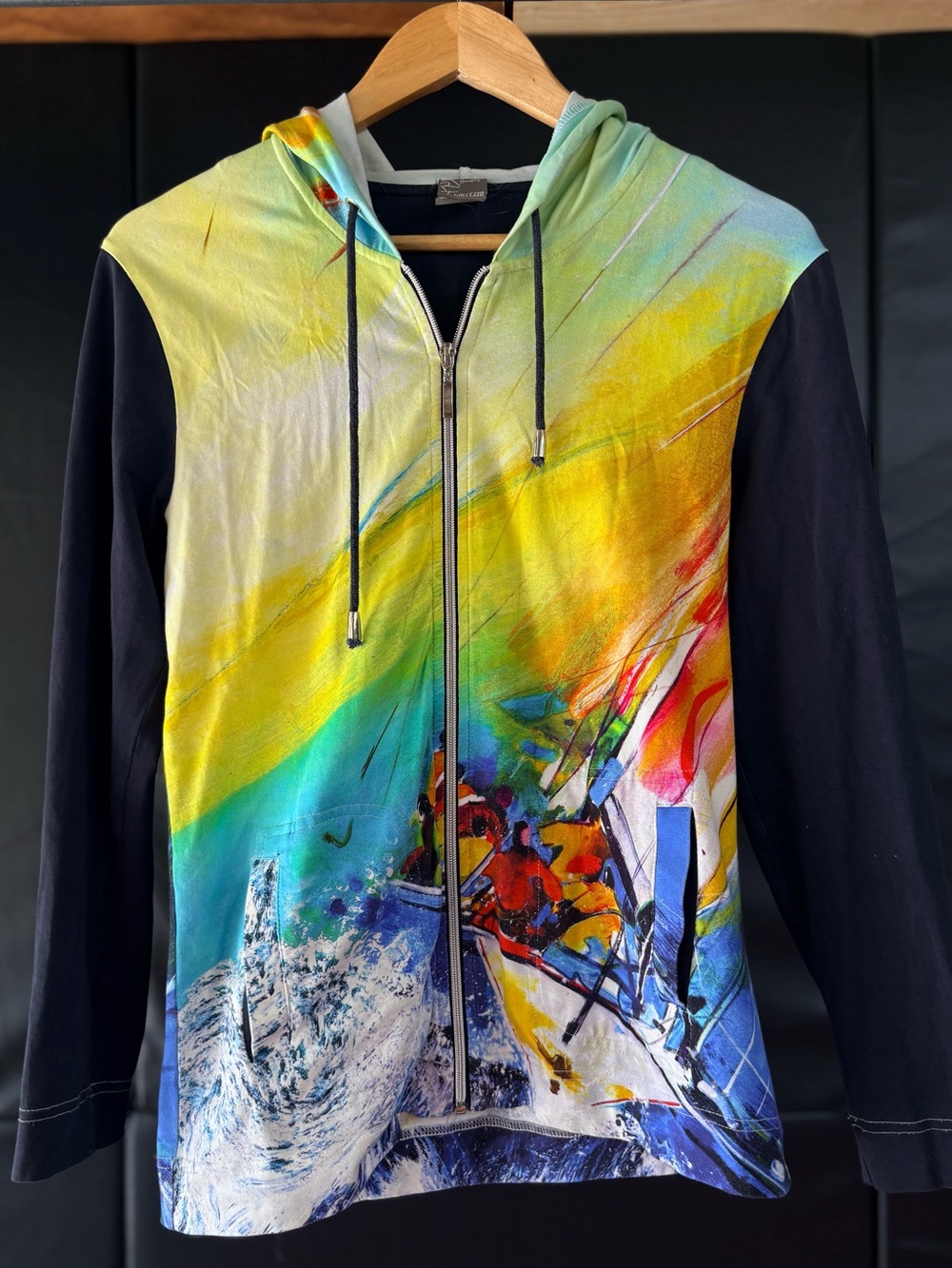 Simply Art by Dolcezza | Lightweight Full-Zip Artist Print Hoodie - Women's XS